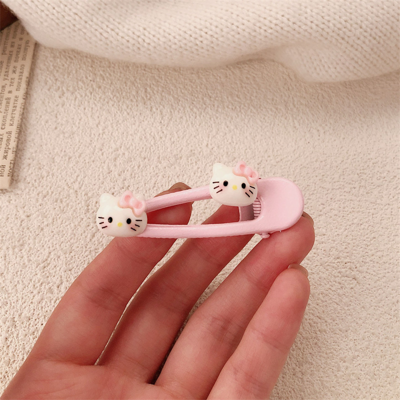 韩国可爱小猫刘海夹糖果色卡通发饰小清新少女发夹软萌多巴胺发卡|undefined