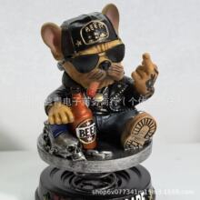 跨境新品 Too Old To Care Dashboard Bobblehead 斗牛犬车载摆件