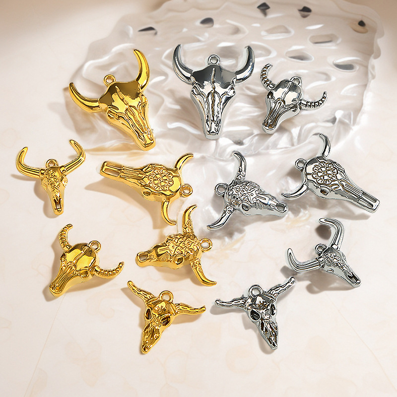 15g Weight 0.03µm Gold Plating Thickness PVD Coated Gold Plating Process Pendant Jewelry Making Type 18K Real Gold Plated Plating Material 5 PCS/Package Quantity 304 Stainless Steel Material Horns Pattern Cute, Classic Style Style 5 PCS/Package 304 Stainless Steel Horns Polished Pendant DIY Ornament Accessories 3