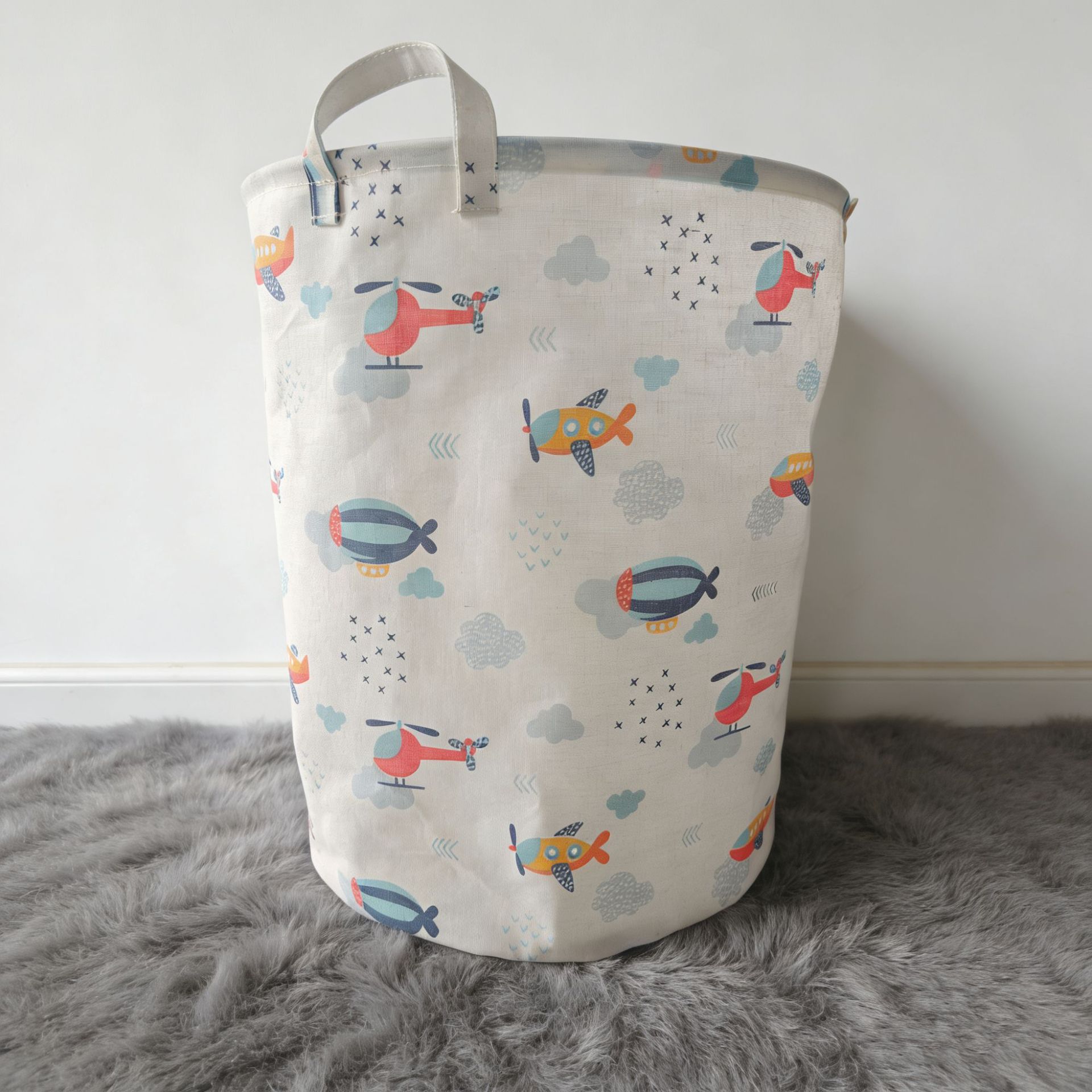 Cesta de almacenamiento de tela de gran capacidad ropa de juguete misceláneas lavandería cesta dormitorio hogar a prueba de humedad y moho-Prueba