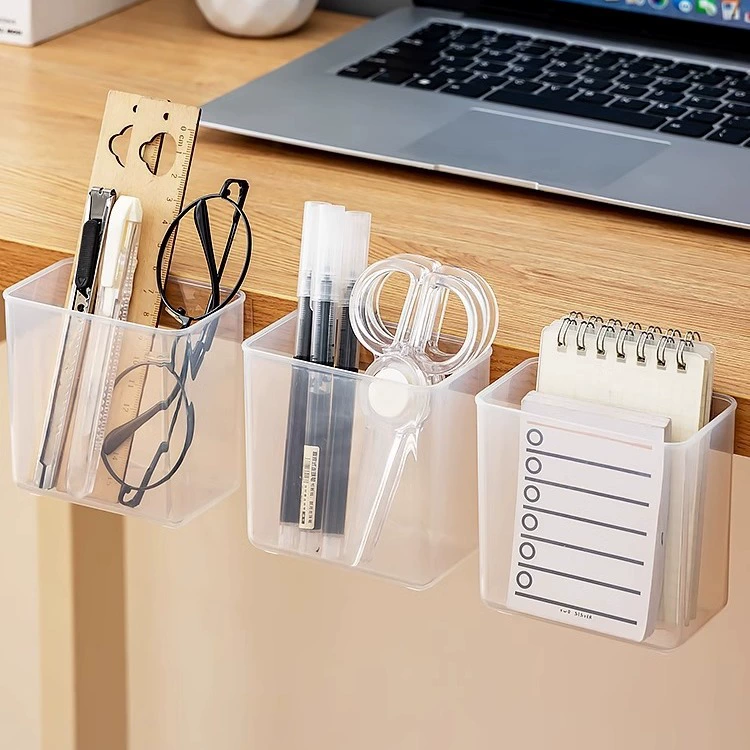 Держатель для ручек боковой подвесной настенный ящик для хранения ручек стол канцелярские принадлежности подвесная Корзина стол боковая паста настенный держатель для ручек