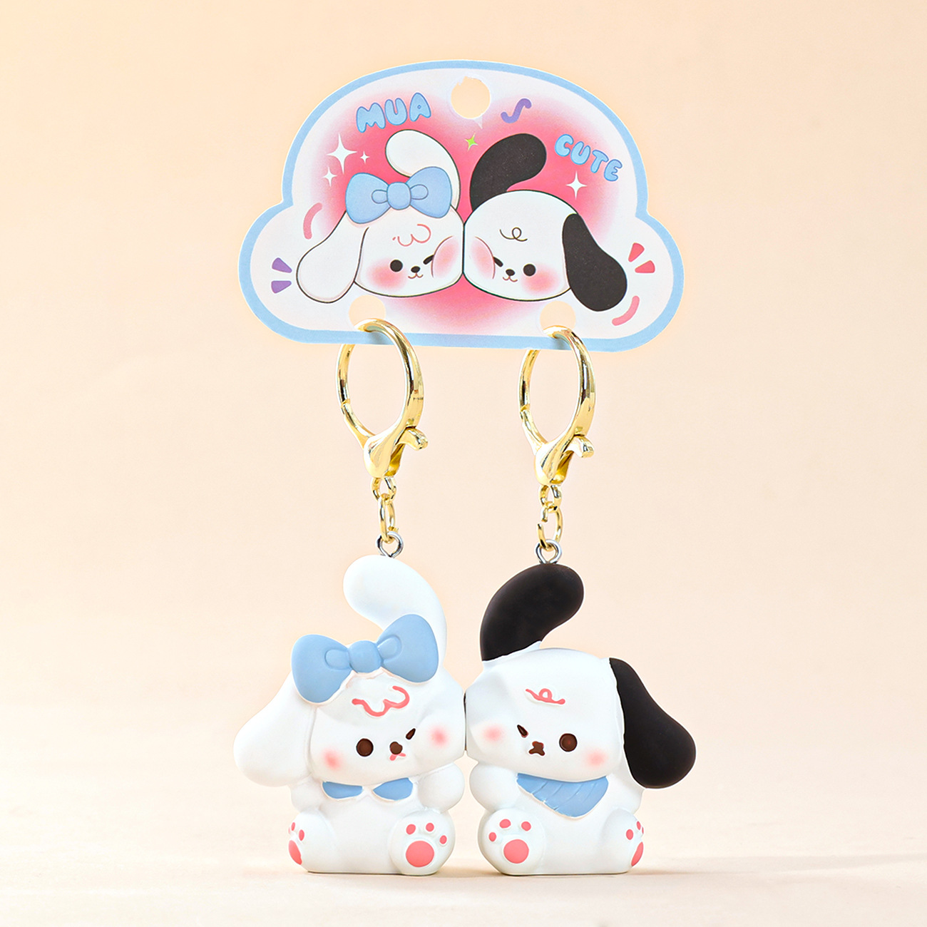 강아지용 자석스티커-[블루,블랙]