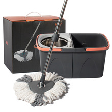 生产定制 三角盘分体桶拖把 mop分离桶好神拖折叠桶 旋转拖把套装