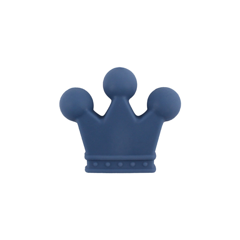 Bebé suministros DIY calmante corona de silicona suelta cuentas bebé pulsera mordedor pezón cadena anti-gota cadena accesorios de cadena