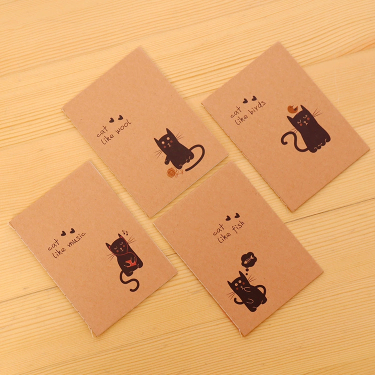 Cartoon book, stationery, small handheld notebook for students