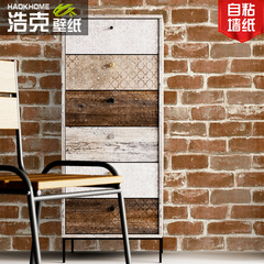3M Thick Self-Adhesive Brick Pattern Restaurant Brick-like Wallpaper PVC Waterproof Moisture-Proof Renovation Sticker Retro Red Brick Wall Sticker