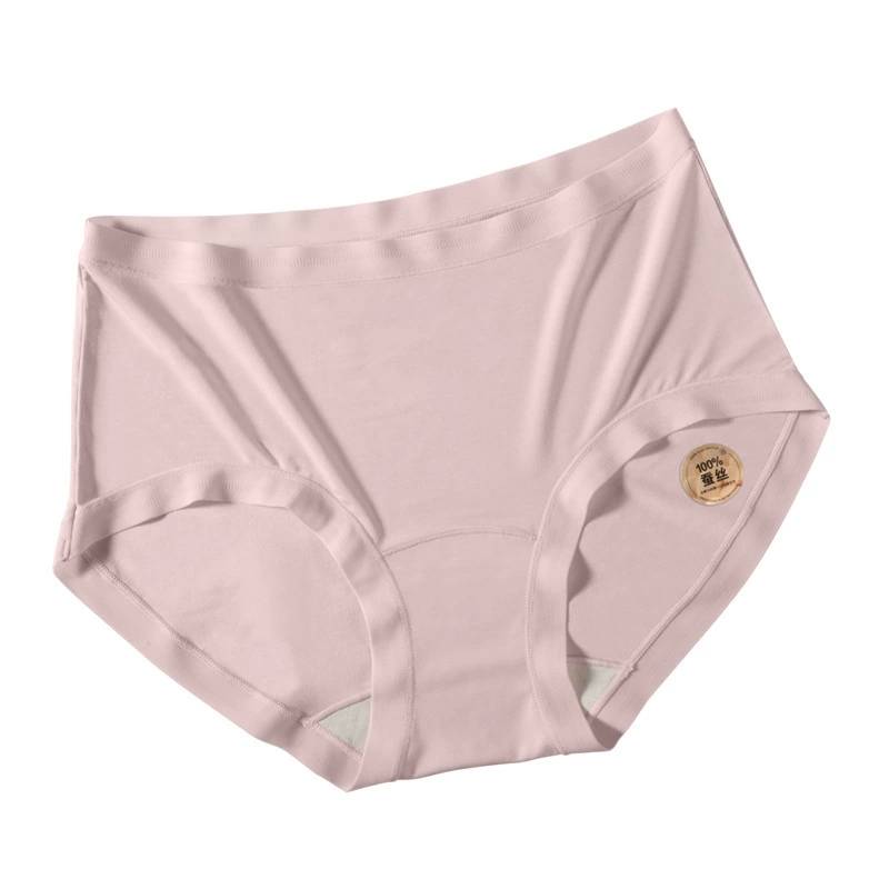 Шёлковая антибактериальная длинная underwear, высокая талия