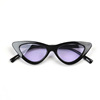Children's fashionable glasses, sunglasses, triangle, light lens, suitable for import, cat's eye, European style