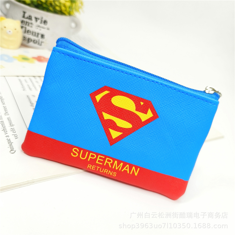 Bolso de la moneda de los niños de dibujos animados lindo niños y niñas monedero bolso de La Moneda bolso de la tarjeta de cremallera pequeña bolsa regalo del estudiante de la escuela primaria