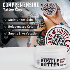 Hustle ButterデラックスタルトBalmボディトリートメントクリーム保湿潤い刺繍トリートメント