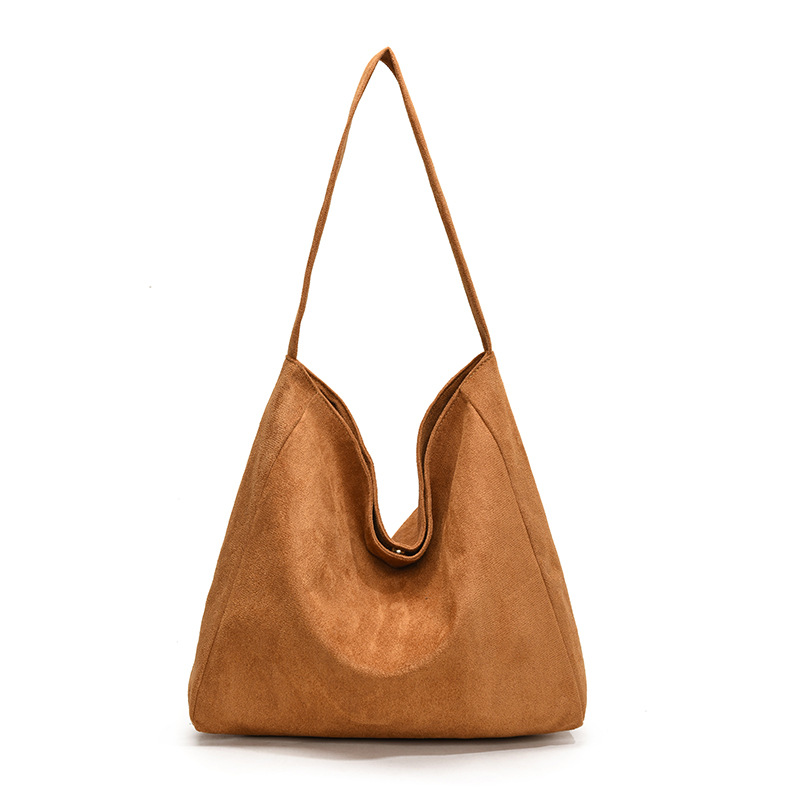 2024 nuevo coreano bolso de camisa debajo de la axila correa de hombro ancha viento lento gran capacidad bolso de color sólido bolso de hombro de cuero suave