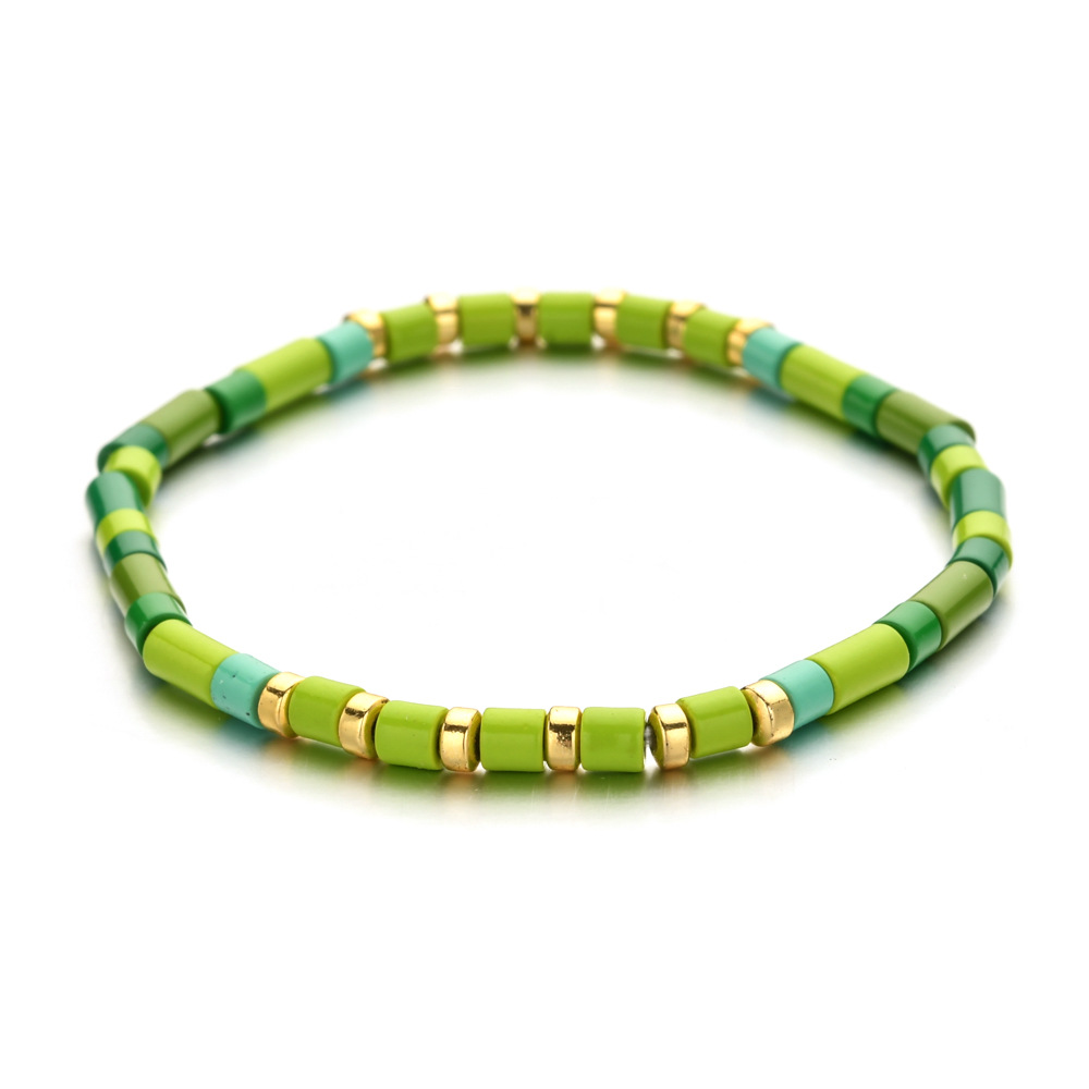 Casual Color Block Alloy Women's Bracelets display picture 1