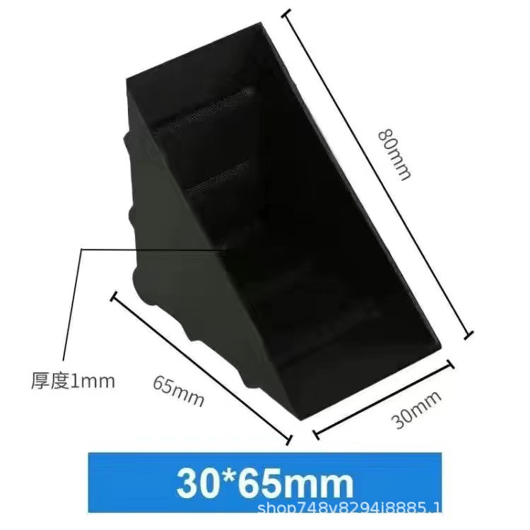 Embalaje de muebles triángulo anticolisión protección de esquina de plástico vidrio mármol protección de esquina de plástico fabricante