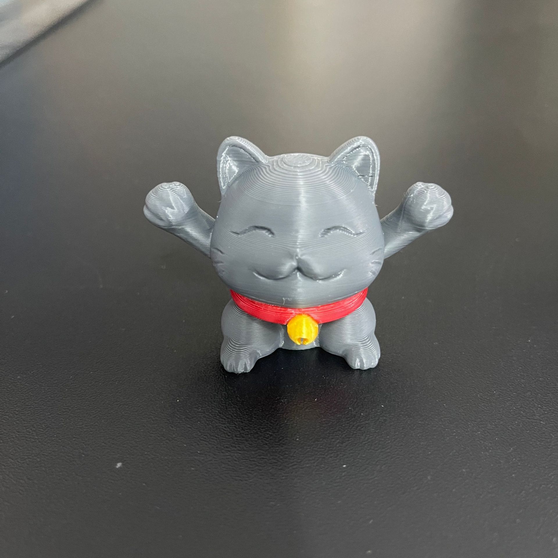 텔레스코픽 회전 고양이 - 회색