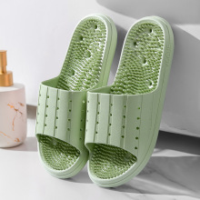 漏水按摩拖鞋男女家用防滑浴室洗澡粗刺颗粒室内穴位脚底按摩足底