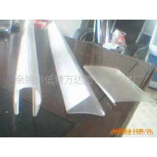 宁波工厂批发PVC白色塑料开口方管异型材 耐老化卡箍包边密封条