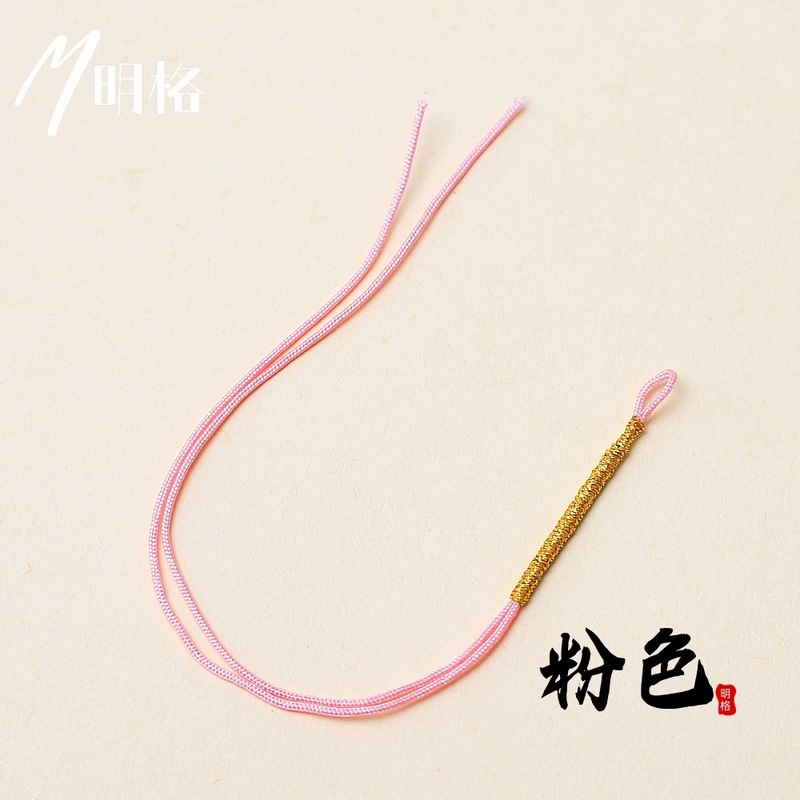 72号拉圈线圈手工编织项链绳手绳DIY材料饰品制作绑吊坠配件拉环|undefined