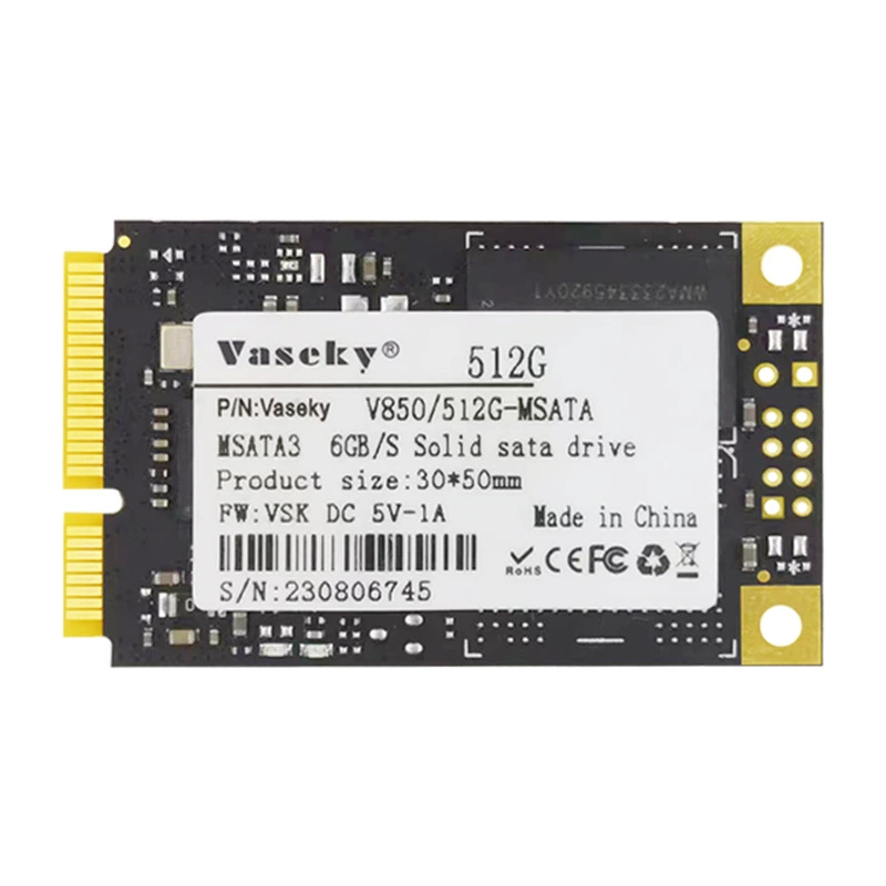 Вазки MSATA3 512Г SSD 256Gmini1.8 Ноутбук Рекламная машина Промышленный компьютер