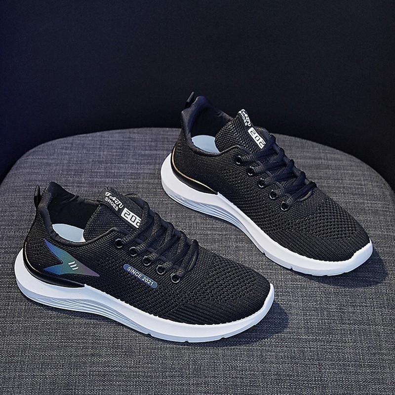 Zapatos deportivos de mujer 2023 nuevos zapatos de red de otoño respirables zapatos casuales blancos casuales zapatos casuales zapatos para correr