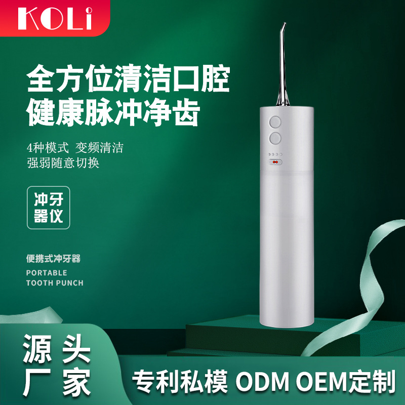亞馬遜爆款私模沖牙器家用便攜式水牙線電動洗齒口腔清潔洗牙定制