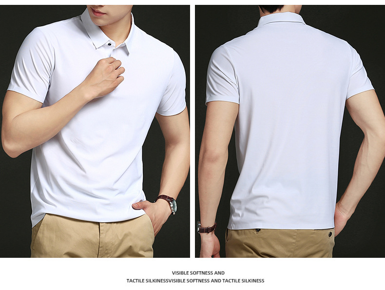 Ice Silk Polo Shirt