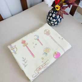 日单尾货3coins美少女战士联名款纯棉浴巾柔软吸水60x120cm微瑕