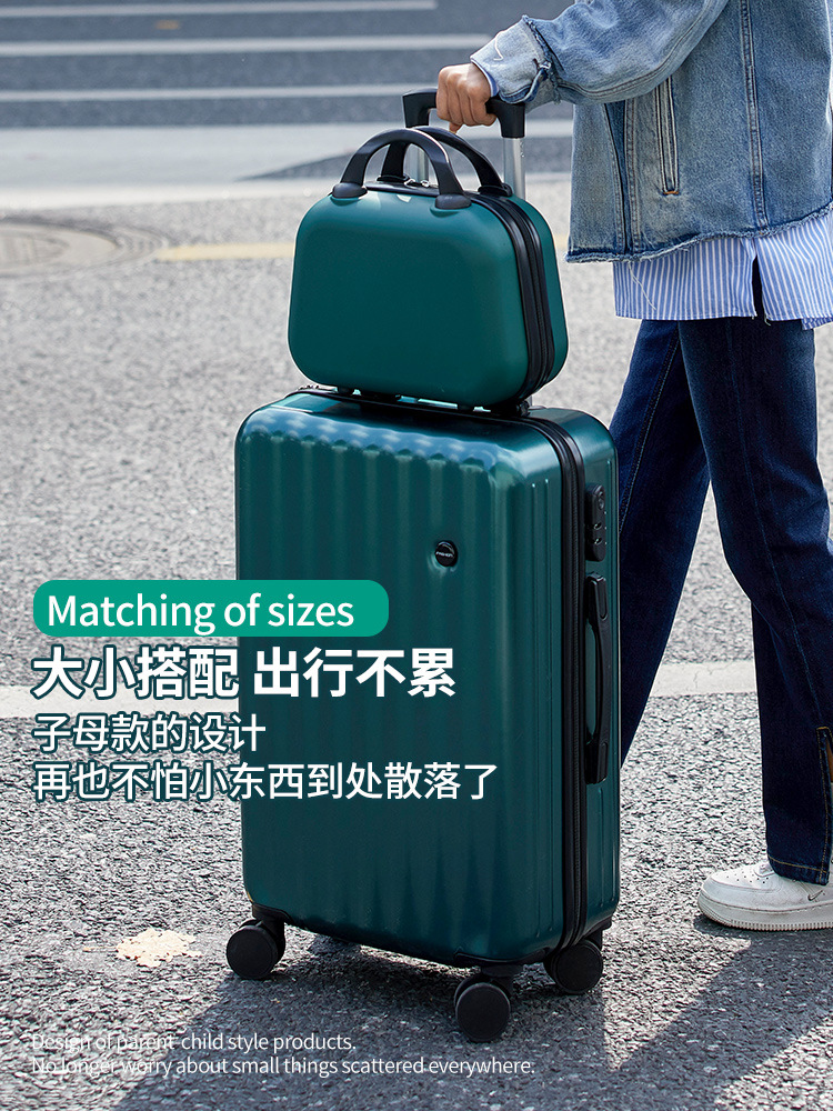 Una pieza de equipaje de entrega de 20 pulgadas caja de embarque de rueda universal 24 caja de equipaje de gran capacidad al por mayor