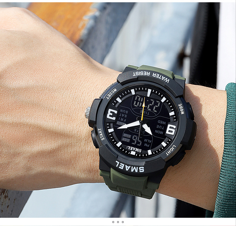 New Hot Selling Watch SMAEL Casual Fashion Watch Alloy Multifunctional Waterproof Outdoor Men's Detachable Electronic Watch_voghion.com