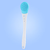 Cross -border electric bathing brush silicone five -in -one bath brush brush soft hair bath long handle back brush back brush charging bathing brush