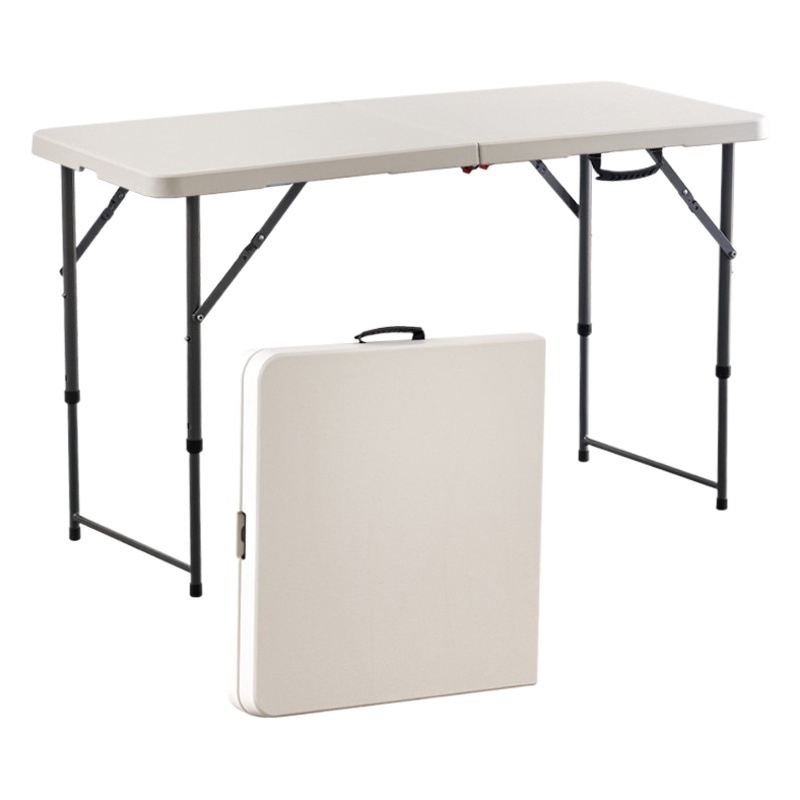 Mesa plegable para el hogar mesa de comedor portátil dormitorio mesa de estudio simple mercado nocturno al aire libre puesto mesa de comedor rectangular de plástico