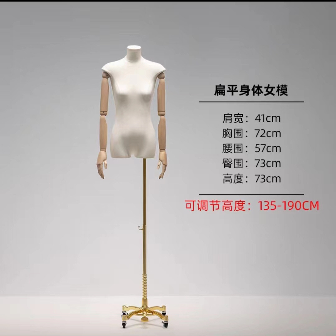 Maniquí Femenino de Medio Cuerpo de Plástico, para Tienda de Ropa image 42