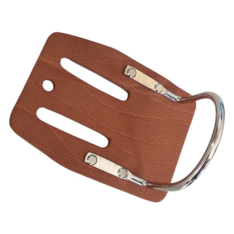 Suministro de la primera capa de piel de vaca martillo rack gancho de herramientas de piel de vaca rack cinta gancho colgando bolsa