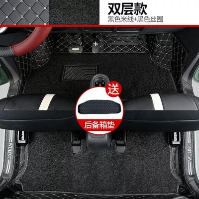 Ayaqaltılar (Kovriklər) – GAMEBOY mini Macaron Fully Surrounded - double-layer-model-black-rice-black-send-rear-warehouse-style-20-23-hongguang-mini-ev