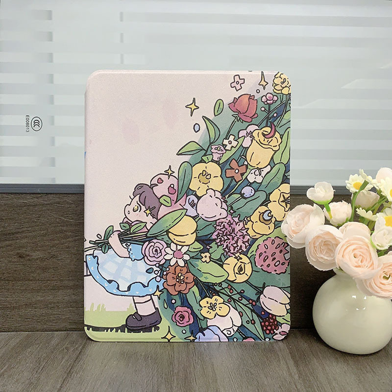 Suitable for iPad Tablet Protective Cover Acrylic Painted Shell Air9.7/10.9 Apple 10.2 Rotating Ipad9 Generation