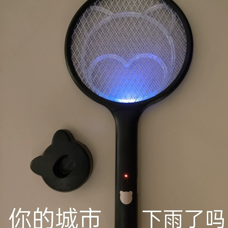 Портативная электрическая мухобойка «два в одном», лампа для уничтожения комаров, перезаряжаемая лампа для уничтожения комаров, бытовая литиевая батарея, мухобойка, прямая продажа с фабрики