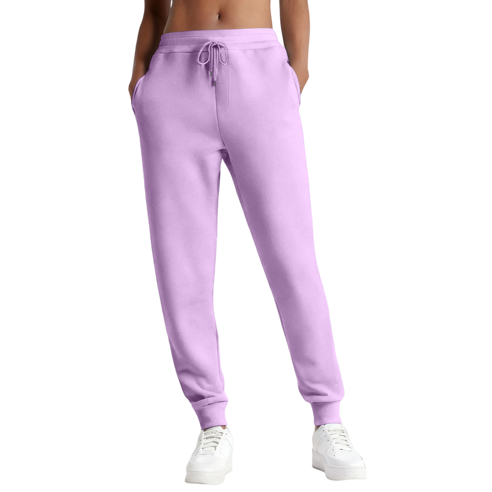 Cross-Border 2025 Spring and Autumn New Sports Pants, Autumn and Winter Fleece Casual Sports Sweatpants, Fitness Jogger Pants, Wholesale in Stock