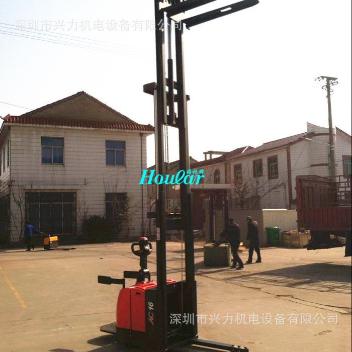1.6吨4.5米全自动堆高车 合力全自动升高车 电动堆垛机CDD16-950