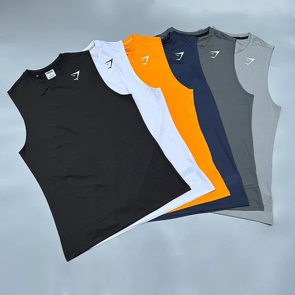 Gymshark Arrival Quick-Drying Vest for Men's Fitness Training Breathable Mesh Lightweight Sleeveless