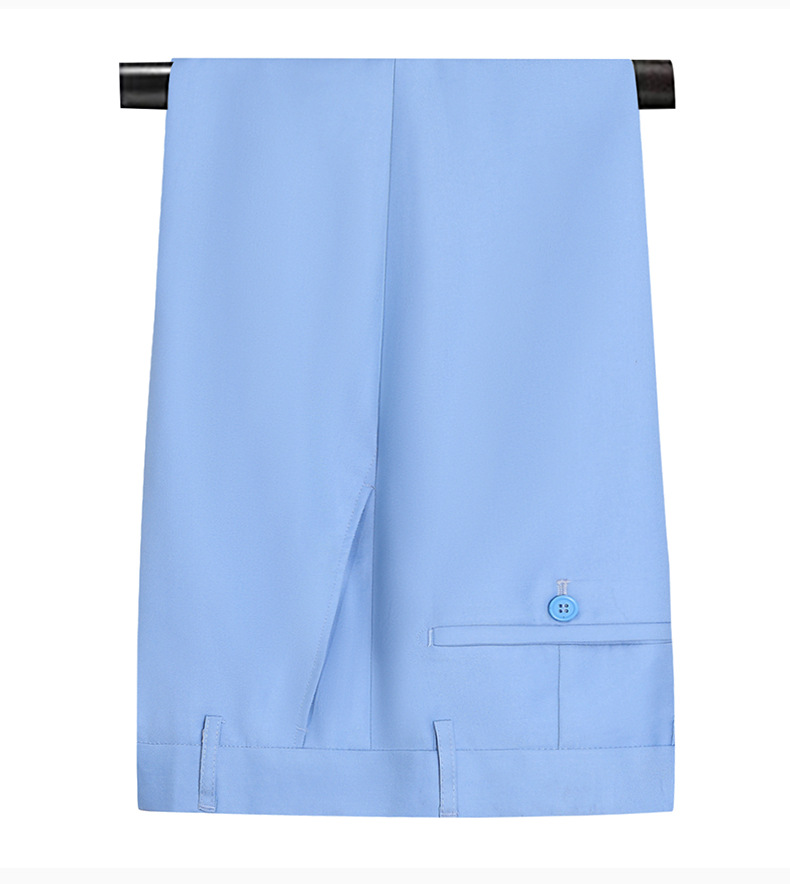 Light blue pants with elastic waist