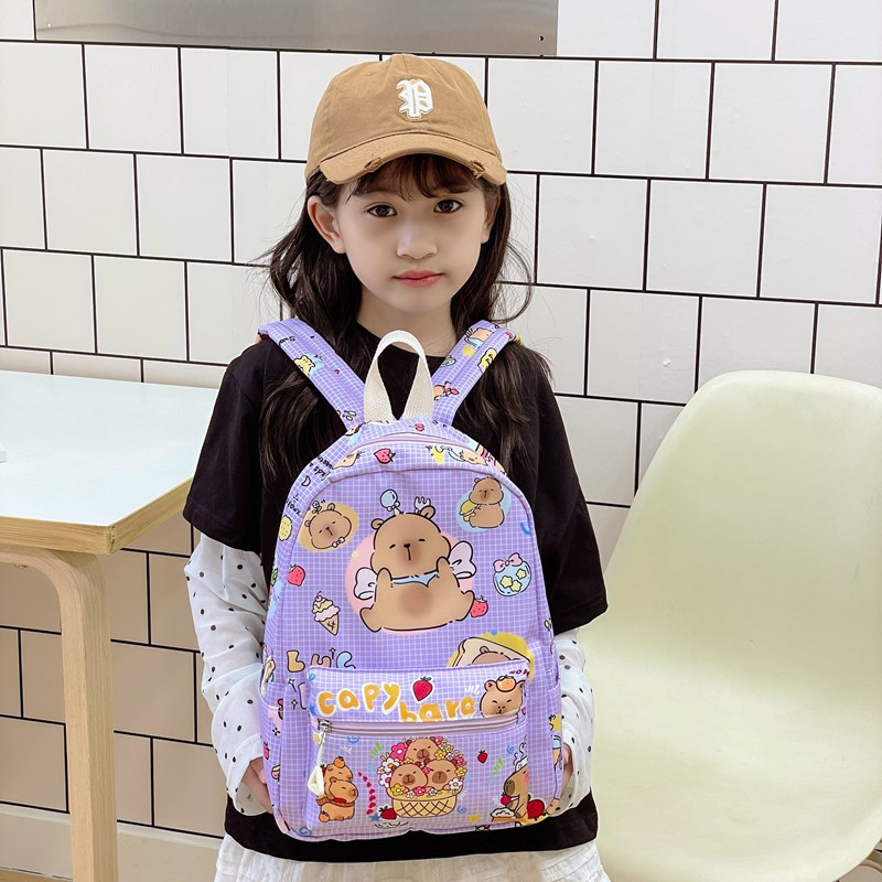 Mochila de dibujos animados japoneses para niños y niñas
