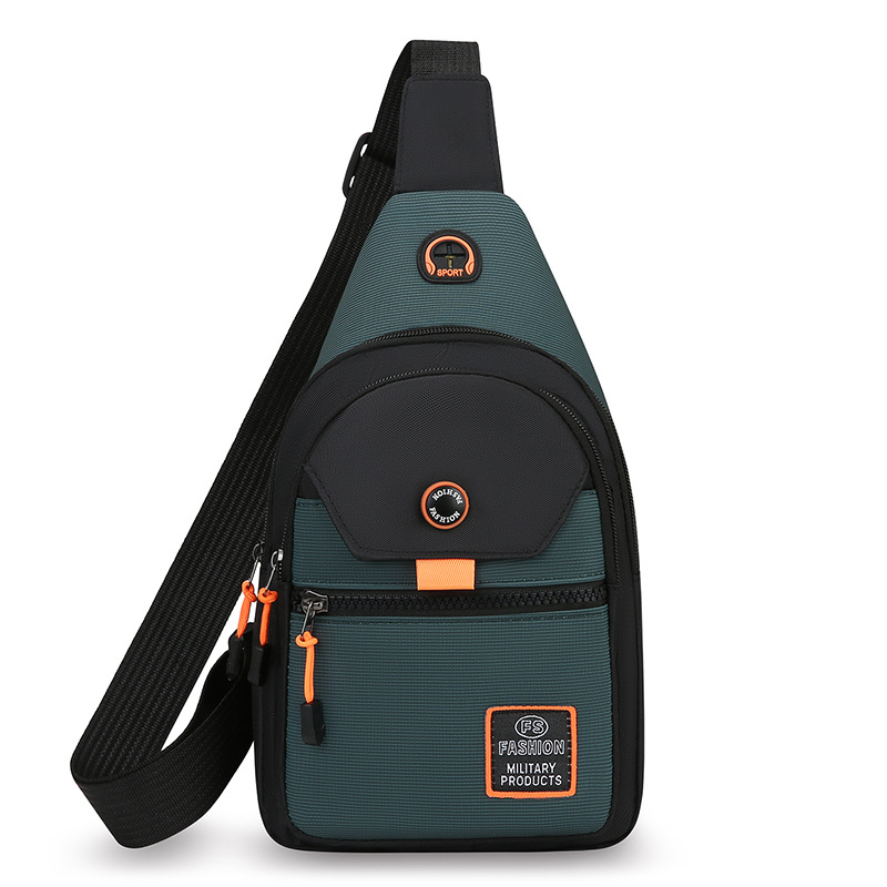 Bolso de pecho de gran capacidad al aire libre bolso de teléfono móvil de ciclismo multicapa bolso de hombro multicapa bolso de transporte de viaje coreano