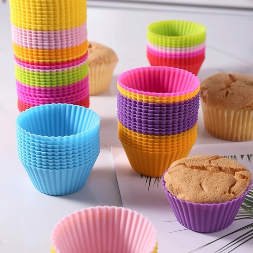 7cm silicone muffin cup food grade high temperature resistant baking cake cup oven air fryer special cake mold