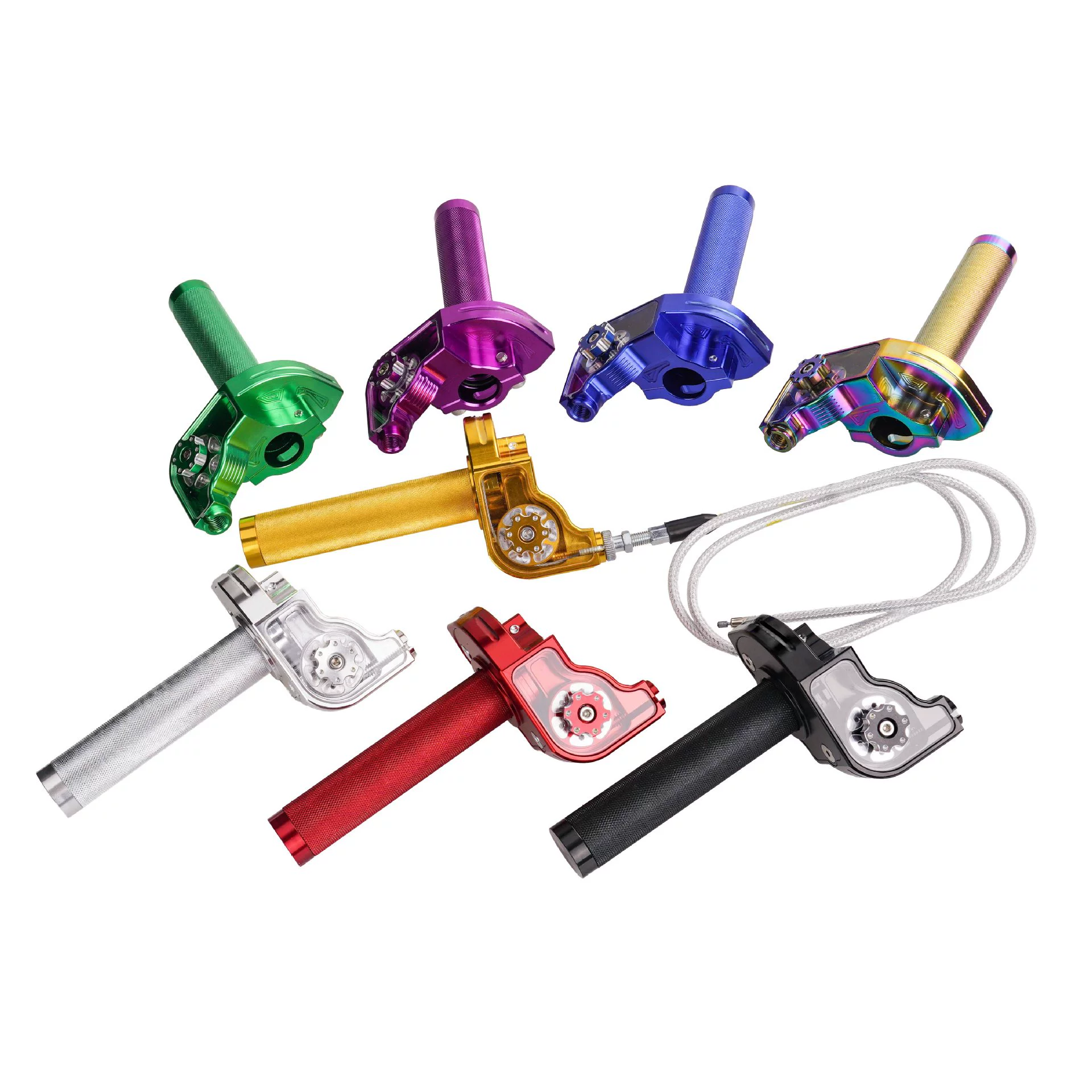 Motorcycle modified CNC big twist third generation oil handlebar 22mm universal visual handlebar oiler