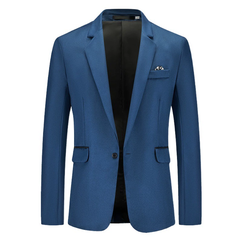 Amazon Внешняя торговля, Новый мужской свободный однобортный деловой костюм, модный Повседневный Кардиган, куртка больших размеров