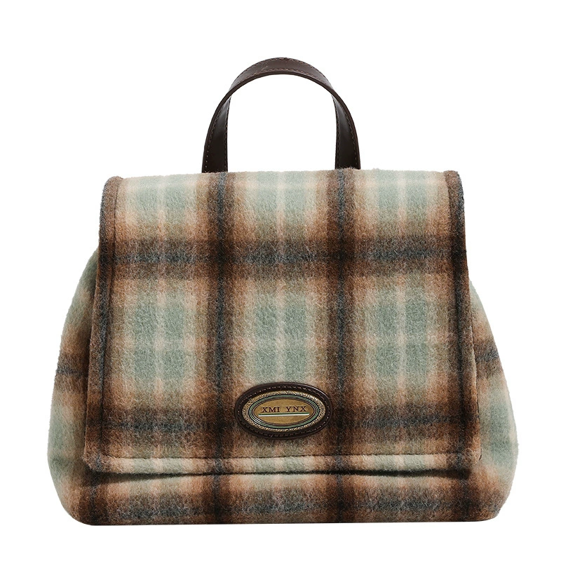 Retro backpack, one-shoulder bag, capacious handheld shoulder bag, 2023 collection