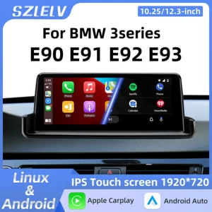 BMW 3 Seriyası E90 E91 E92 E93 (2005-2012) üçün Bluetooth Carplay Naviqasiya Sistemi