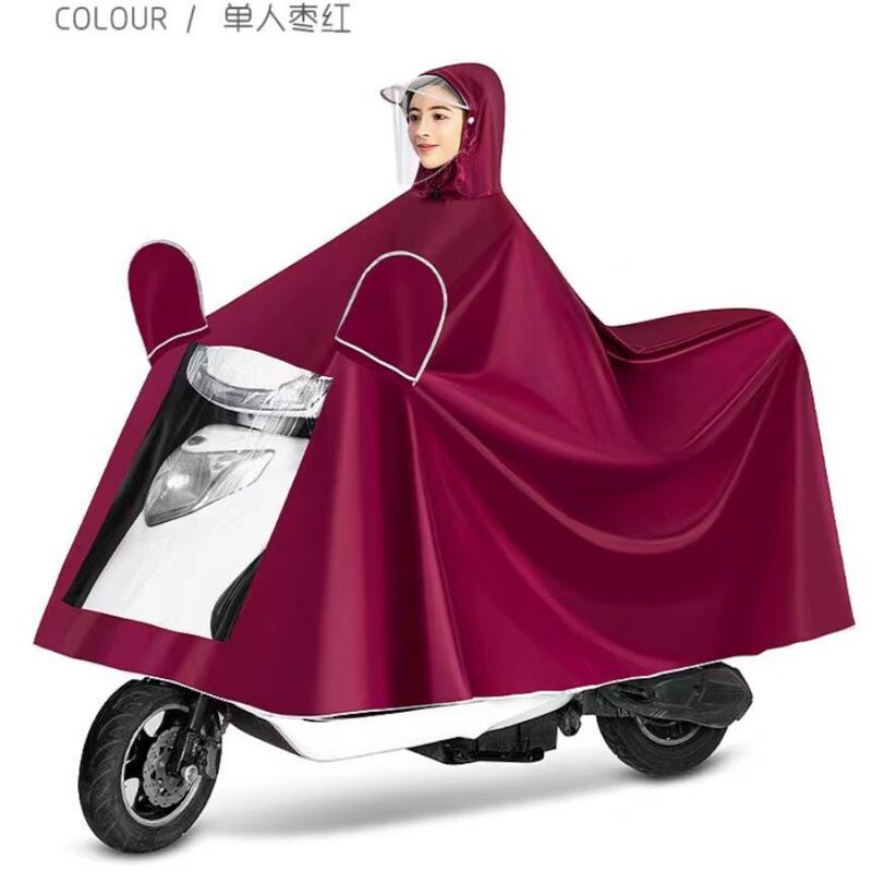 Raincoat for Electric Motorcycles and Scooters 2023 New Model Thickened Single/Double Person Long Full-Body Rain Poncho for Men and Women, Storm-Proof Raincoat for Electric Motorcycles and Scooters 2023 New Model Thickened Single/Double Person Long Full-Body Rain Poncho for Men and Women, Storm-Proof