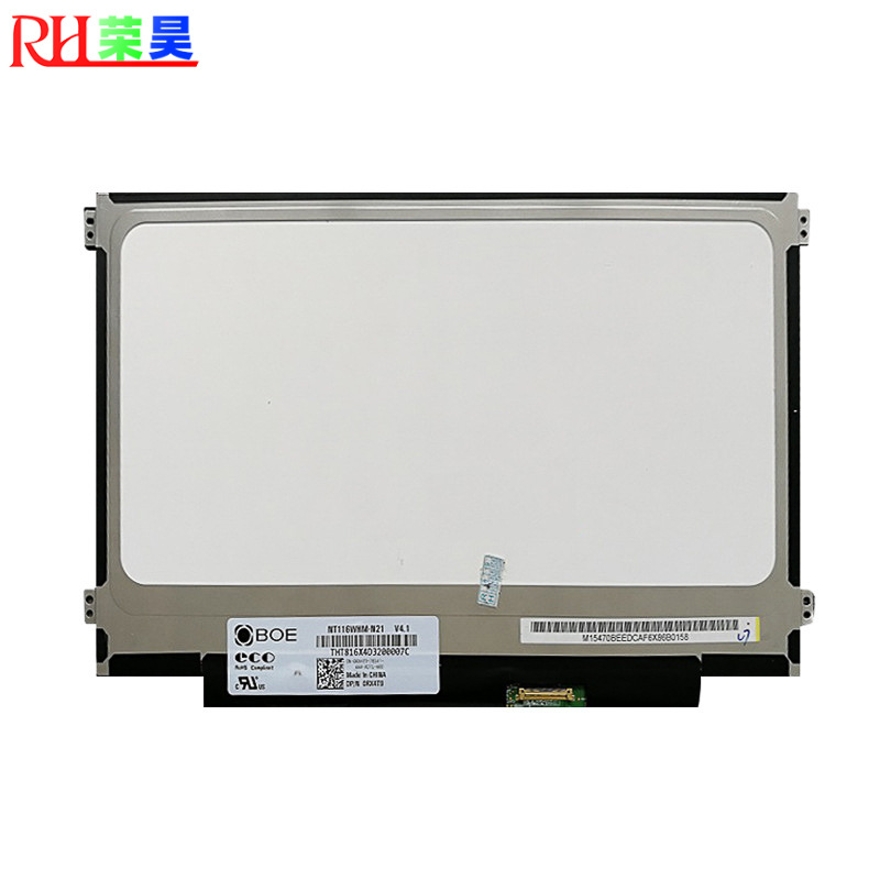 Pantalla LCD de 11.6 pulgadas 1366*768 BOE para máquina de punto de venta para cajeros, modelo NT116WHM-N21