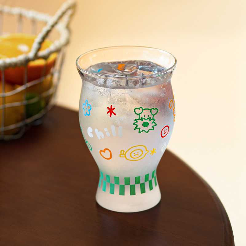 高ホウケイ酸ガラスインスタイル高温耐性コーヒーカップ冷たい飲み物ジュースカップミルク家庭用ウォーターカップビールカップ|undefined
