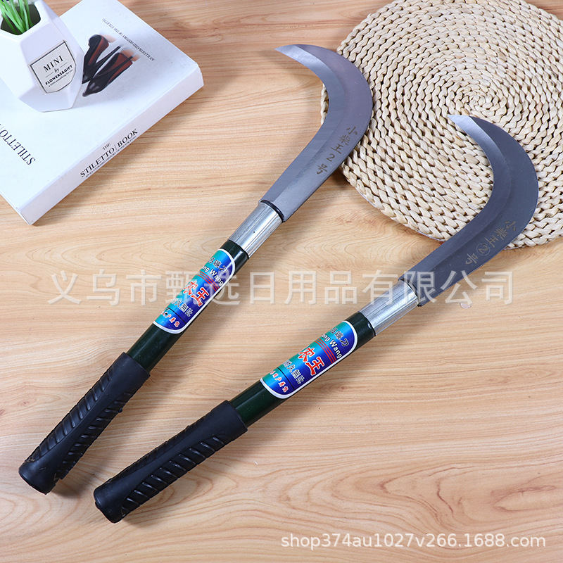 长柄48厘米炮弹钢特制小柴王2号 砍柴刀开路刀农用工具精品镰刀